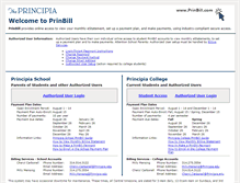 Tablet Screenshot of prinbill.com